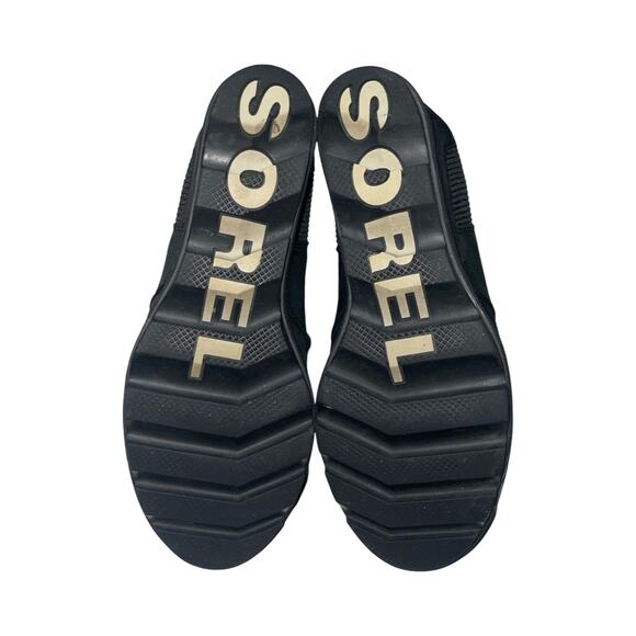 SOREL Joan Rhapsody Wedge Snow Boots in Black    Size: US 10 - Picture 7 of 8